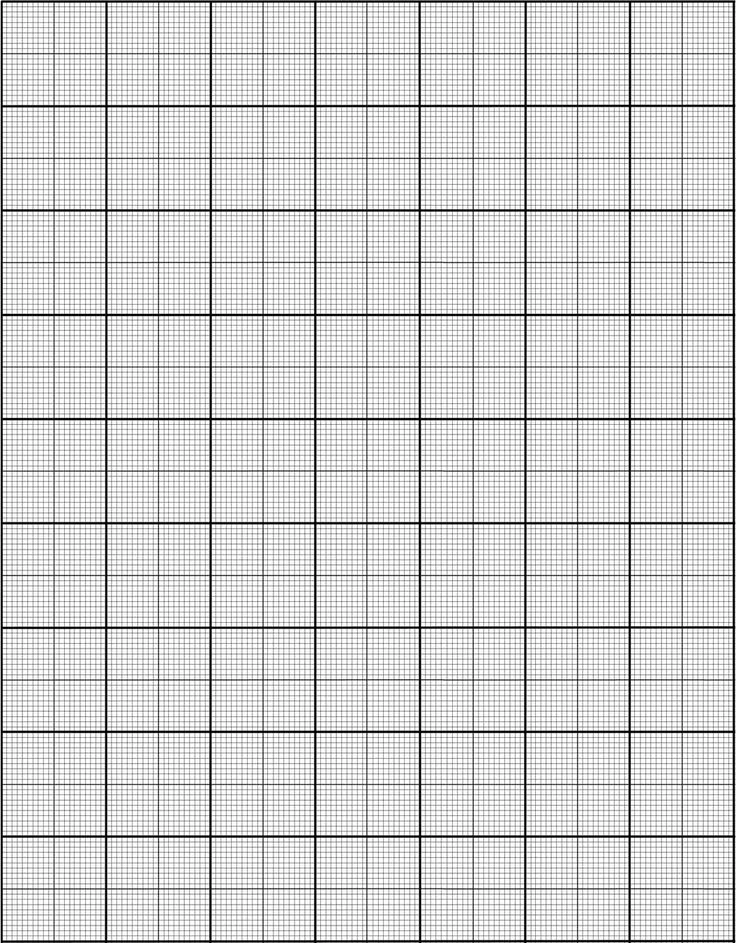 A4 Graph Paper 1mm Square