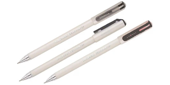 Geltron Pearl Gel Pen Black Detail