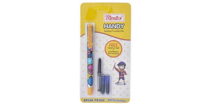 Handy Designer Fountain Pen Blue Detail