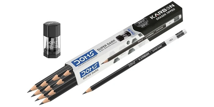 Karbon Eraser Tipped Pencil Pack Detail