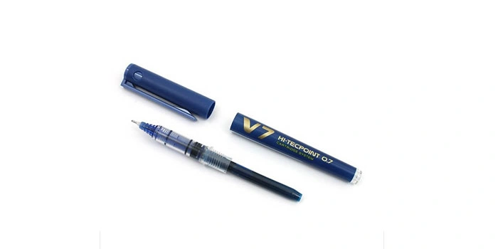 Pilot V7 Cartridge System Blue Detail