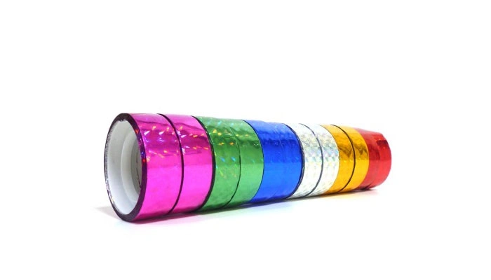 5YD Holographic Tape Mix Detail