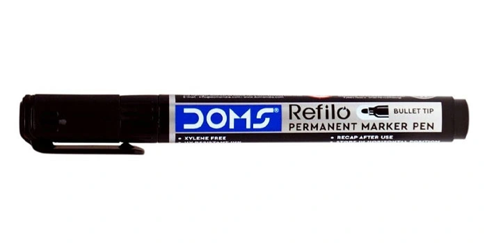 Refilo Permanent Marker Pen Black Detail