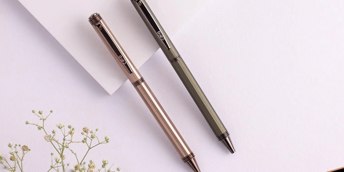 Signature Terra Ball Pen Blue Detail