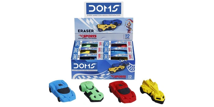 Sports Collectable Car Eraser Detail