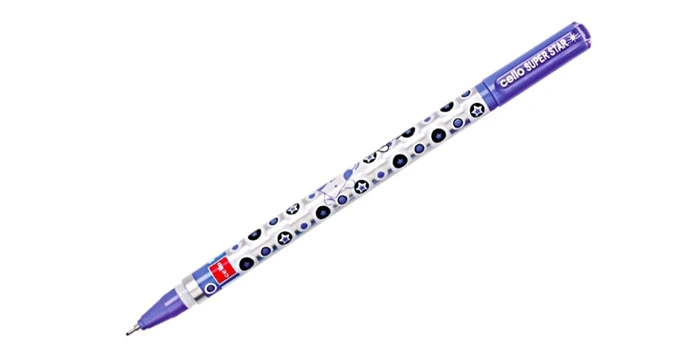 Super Star Gel Pen Blue Detail