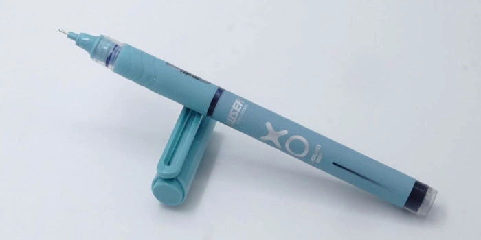 Xo Liquid Ink Roller Pen Blue Detail